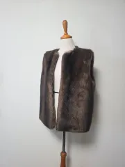 Kanozo ブラウン ファー ベスト
