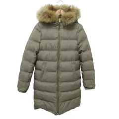 美品 green label relaxing ユナイテッドアローズ グリーンレーベルリラクシング GCリバーシブル ダウンコート 36 カーキ レディース 古着 中古 USED