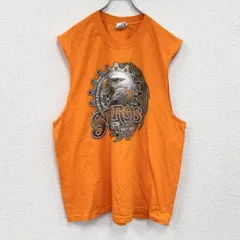 古着 used　HARLEY DAVIDSON　ハーレーダビッドソン　タンクトップ/ノースリーブ　オレンジ　2XLサイズ