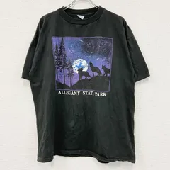 古着 used　90s　Prairie Mountain　半袖プリントTシャツ　シングルステッチ　黒　ブラック　XXLサイズ