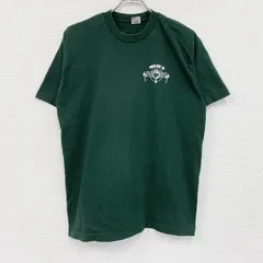 古着 used　90s　FRUIT OF THE LOOM　半袖プリントTシャツ　ヴィンテージ　緑　グリーン　Lサイズ