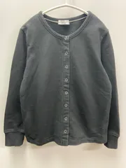 SHIPS any:〈ウォッシャブル〉オーガニックコットン 裏起毛 スナップ カーディガン F