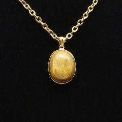れいこ様専用 ヴィンテージ 18K クリソベリルキャッツアイ ネックレス