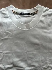 未使用バーバリーBURBERRYメンズTシャツ日本製トップス綿100％ホワイト白