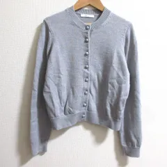 良品 24AW ANAYI アナイ クルーネック カーディガン サイズ38 グレー レディース 古着 中古 USED