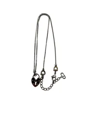 【管理番号-SK】Dior ディオール ハートロックネックレス 現状品 中古