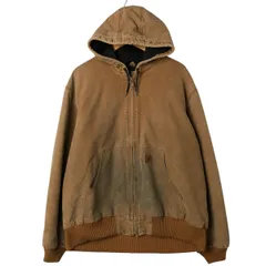 古着 カーハート Carhartt アクティブジャケット ダックフルジップパーカー メンズXL相当/eaa549063