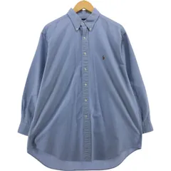 古着 ラルフローレン Ralph Lauren YARMOUTH 長袖 ボタンダウンシャツ メンズXL相当/eaa538298