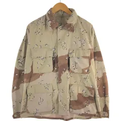 古着 80年代 米軍実品 迷彩柄 6C デザートチョコチップカモ B.D.U ミリタリージャケット USA製 MEDIUM-REGULAR メンズM相当/eaa557997