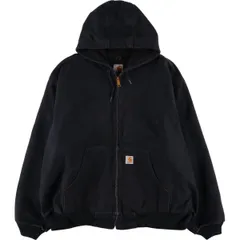古着 ビッグサイズ カーハート Carhartt アクティブジャケット ダックフルジップパーカー USA製 メンズXXXL相当/eaa561988