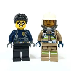 レゴ 正規品 中古 デューク・デュタン 消防士ボブ レゴシティアドベンチャー レゴブロック【管理番号：2995】