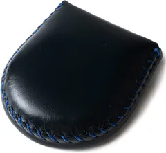 東京下町工房 コインケース 小銭入れ 使いやすい 本皮 コンパクト プレゼント (ネイビー,  Medium)