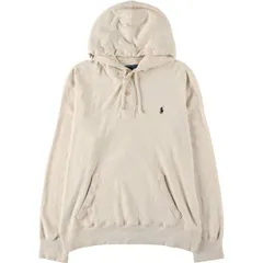 古着 ラルフローレン Ralph Lauren POLO by Ralph Lauren ハーフボタン スウェットプルオーバーパーカー メンズL相当/eaa581879