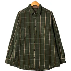 古着 セントジョンズベイ ST. JOHN'S BAY チェック柄 長袖 フランネルチェックシャツ メンズXL相当/eaa581540