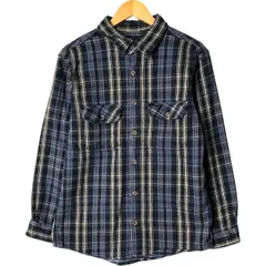 古着 フィールドアンドストリーム FIELD&STREAM 長袖 フランネルチェックシャツ メンズM相当/eaa581713