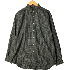 古着 バナナリパブリック BANANA REPUBLIC 長袖 ボタンダウン ライトネルチェックシャツ メンズL相当/eaa581717