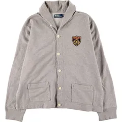 古着 ラルフローレン Ralph Lauren POLO by Ralph Lauren ショールカラー スウェット カーディガン メンズXXL相当/eaa581677