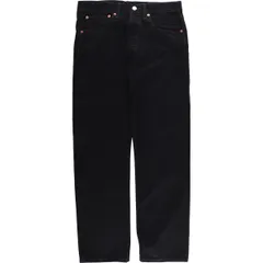 古着 リーバイス Levi's 501 ブラックデニム ストレートデニムパンツ メンズw33相当/eaa581939
