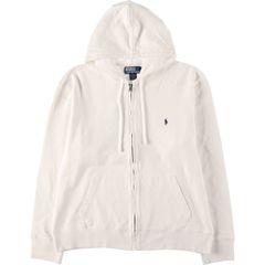 POLO ラルフローレン ホワイトジップパーカー drip swag - メルカリ