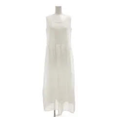 グローバルワーク GLOBAL WORK タグ付き ワンピース M マキシ ロング ノースリーブ 白 ホワイト /AE