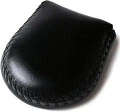 東京下町工房 コインケース 小銭入れ 使いやすい 本皮 コンパクト プレゼント (ブラック,  Small)