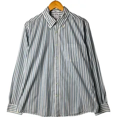 古着 ブルックスブラザーズ Brooks Brothers Est.1818 長袖 ボタンダウンストライプシャツ メンズL相当/eaa583739