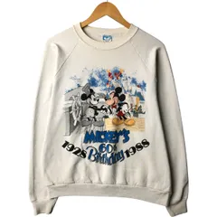 古着 80年代 ディズニー Disney MICKEY MOUSE ミッキーマウス キャラクタースウェットシャツ トレーナー USA製 メンズXL相当/eaa583100