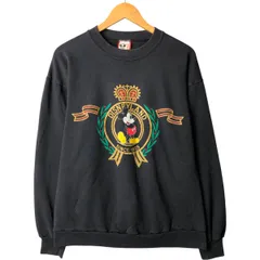 古着 90年代 MICKEY MOUSE ミッキーマウス キャラクタースウェットシャツ トレーナー USA製 メンズXL相当 ヴィンテージ/eaa582295