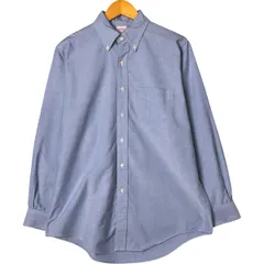 古着 80~90年代 ブルックスブラザーズ Brooks Brothers Est.1818 長袖 ボタンダウンシャツ USA製 メンズM相当 ヴィンテージ/eaa584654