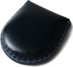 東京下町工房 コインケース 小銭入れ 使いやすい 本皮 コンパクト プレゼント (ネイビー,  Small)