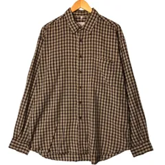 古着 アルマーニ ARMANI JEANS チェック柄 長袖 シャツ メンズL相当/eaa584257のサムネイル