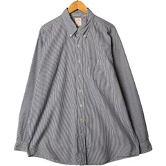 古着 ブルックスブラザーズ Brooks Brothers 346 長袖 ボタンダウンストライプシャツ メンズXL相当/eaa585202