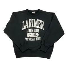 Champion チャンピオン 裏起毛プリント スウェット トレーナー レディース Mサイズ ブラック 送料込み