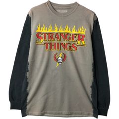 헌 옷 STRANGER THINGS 스트레인저싱스 무비 롱 T셔츠 롱 T 맨즈 M상당/eaa529894