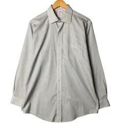 古着 ブルックスブラザーズ Brooks Brothers TRADITIONAL FIT 長袖 コットンストライプシャツ メンズXL相当/eaa585224