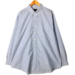 古着 ブルックスブラザーズ Brooks Brothers 346 長袖 ボタンダウンストライプシャツ メンズXL相当/eaa584245