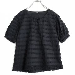 24374✨ジュンヤワタナベ イントレチャート スモッキング 編み込み T 