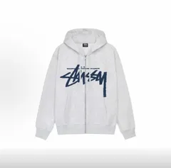【新品未使用】2025新作Stussy ステューシー ジップパーカー 男女兼用