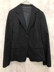 UNTITLED アンタイトル ウール混 通勤 スーツ テーラード ジャケット size4/黒 ◇■ レディース