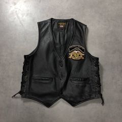 KADOYA カドヤ F.R.C. Yokohama 浅草 関源 レザーベスト KADOYA カドヤ F.R.C. Yokohama 浅草 関源 レザーベスト - メルカリ
