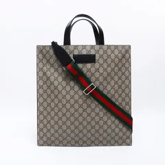 GUCCI グッチ ハンドバッグ GGキャンバス GGスプリーム シェリーライン【中古】