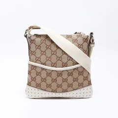 GUCCI グッチ ショルダーバッグ GGキャンバス 斜め掛け【中古】