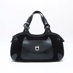 Salvatore Ferragamo サルヴァトーレフェラガモ ハンドバッグ スエード　ガンチーニ【中古】