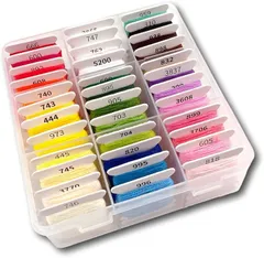 ENN LLC 刺繍糸 セット ケース付き 8m (36色)