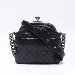 CHANEL シャネル ショルダーバッグ 21番台 2015-2016 チェーン がま口 レザー【中古】