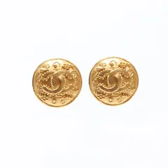 CHANEL シャネル イヤリング 1996年 96A ココマーク ラウンド【中古】