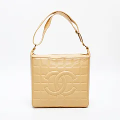 CHANEL シャネル ショルダーバッグ チョコバー ココマーク 8番台 スクエア 2003-2004【中古】