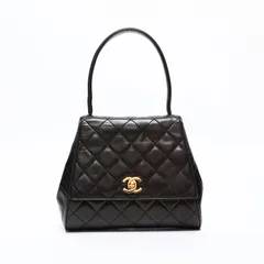 CHANEL シャネル ハンドバッグ 3番台 1994-1996 ラムスキン マトラッセ【中古】