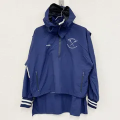 古着 used　～90s　Sew Sporty　ハージップジャケット　アノラックパーカー　2way　ネイビー　紺　Mサイズ
