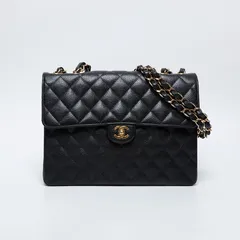 CHANEL シャネル ショルダーバッグ 9番台 キャビアスキン デカ マトラッセ 30cm 2004-2005【中古】